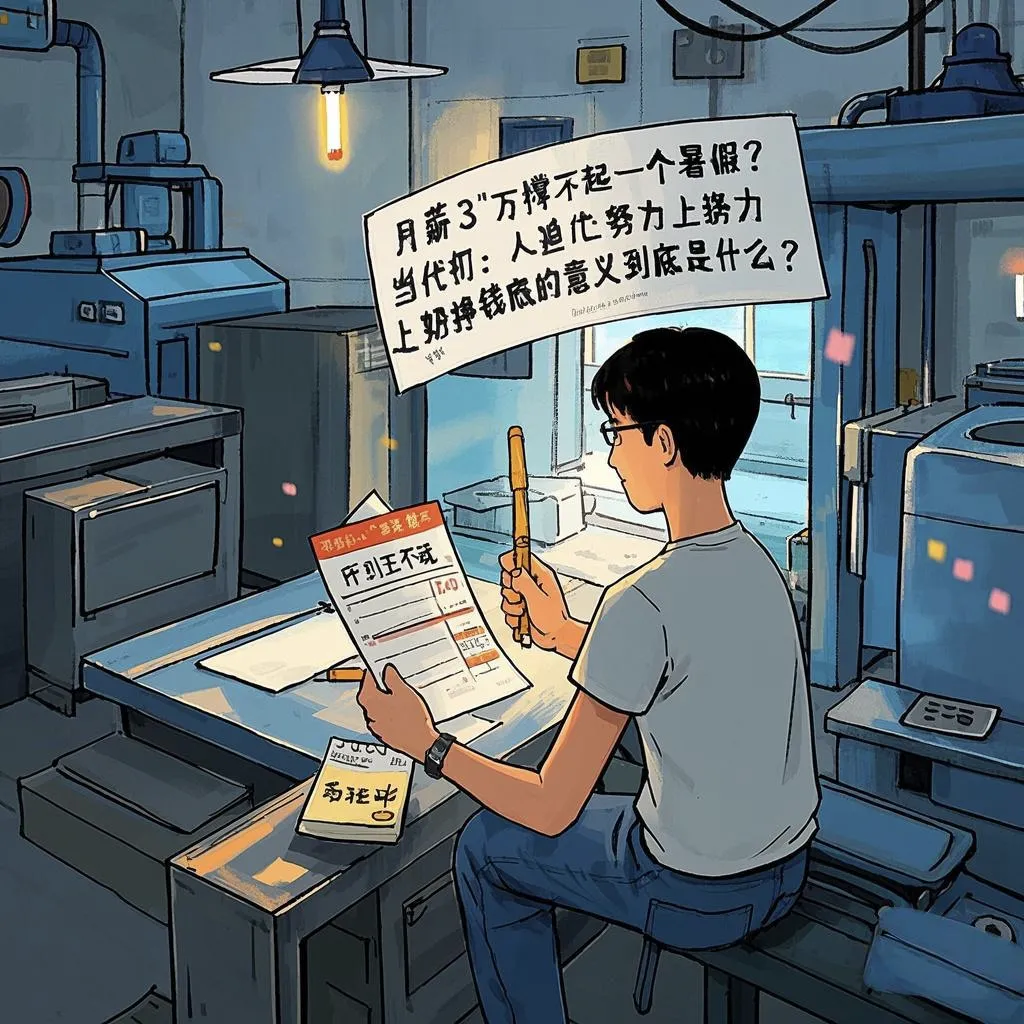 易商助手：当代年轻人，月薪3万为何不够？追问工作的真正意义与幸福