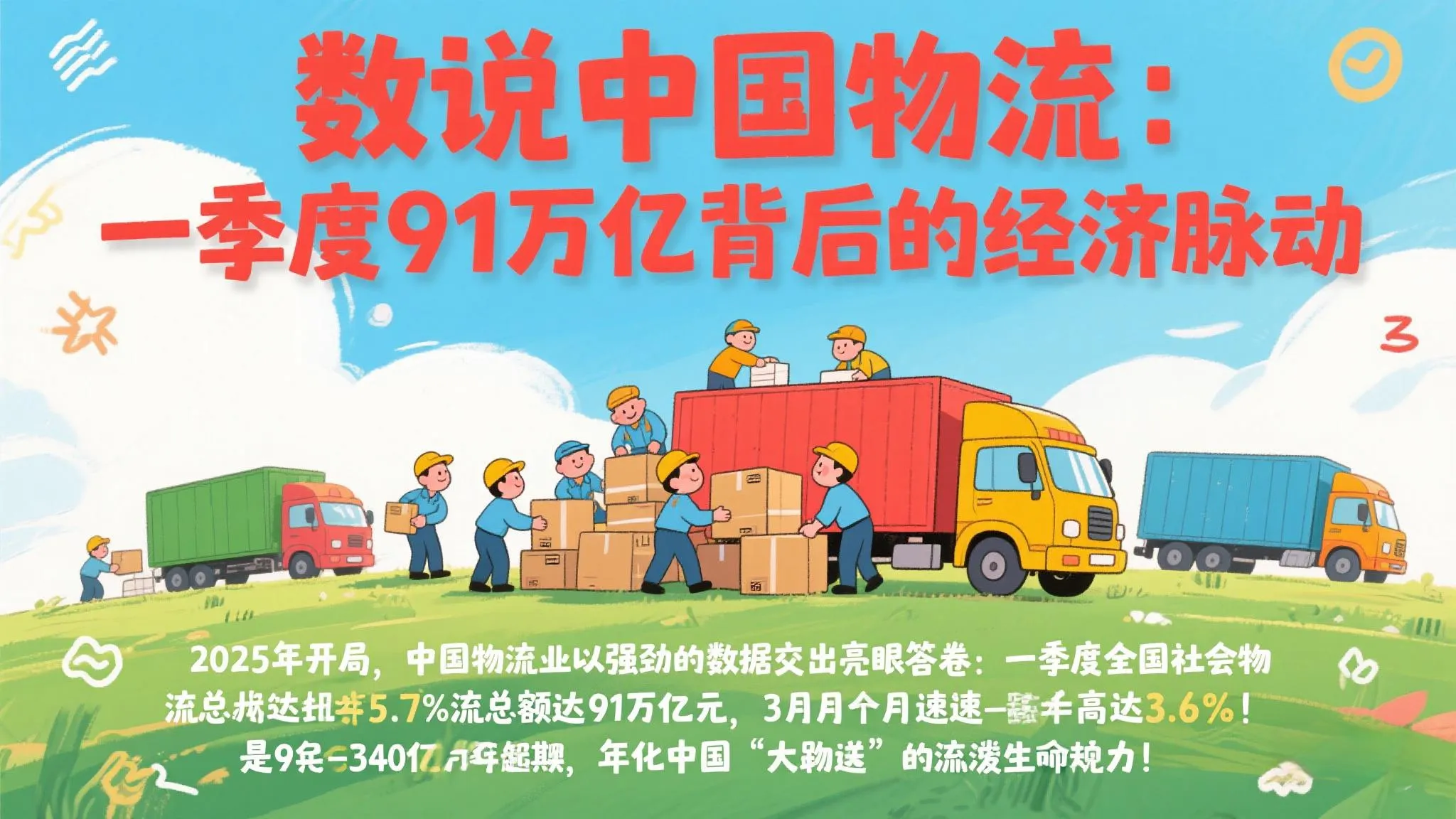 星评助手：中国物流业一季度数据分析，91万亿背后的增长动力与挑战