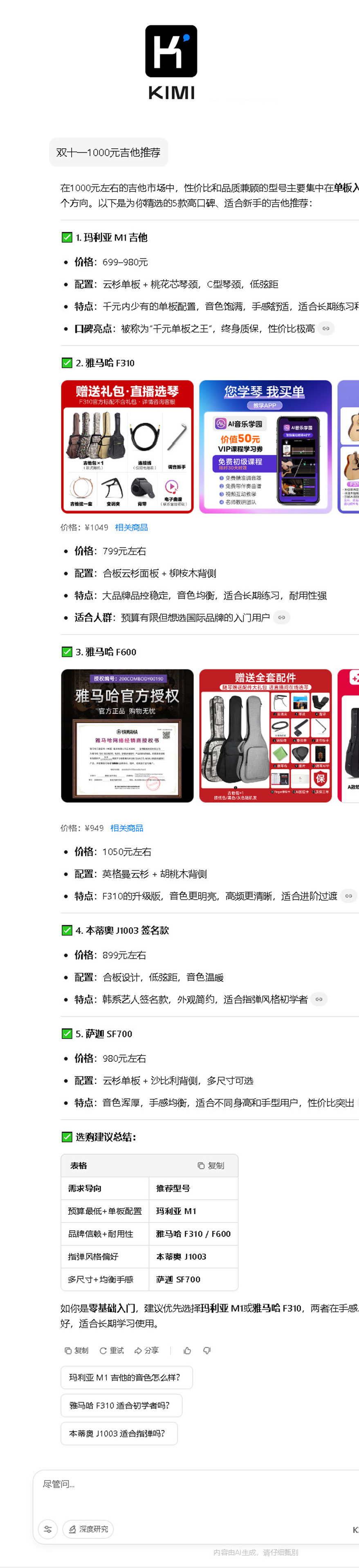 要火助手入口：2025年双十一性价比高的1000元吉他推荐及品牌排行分析