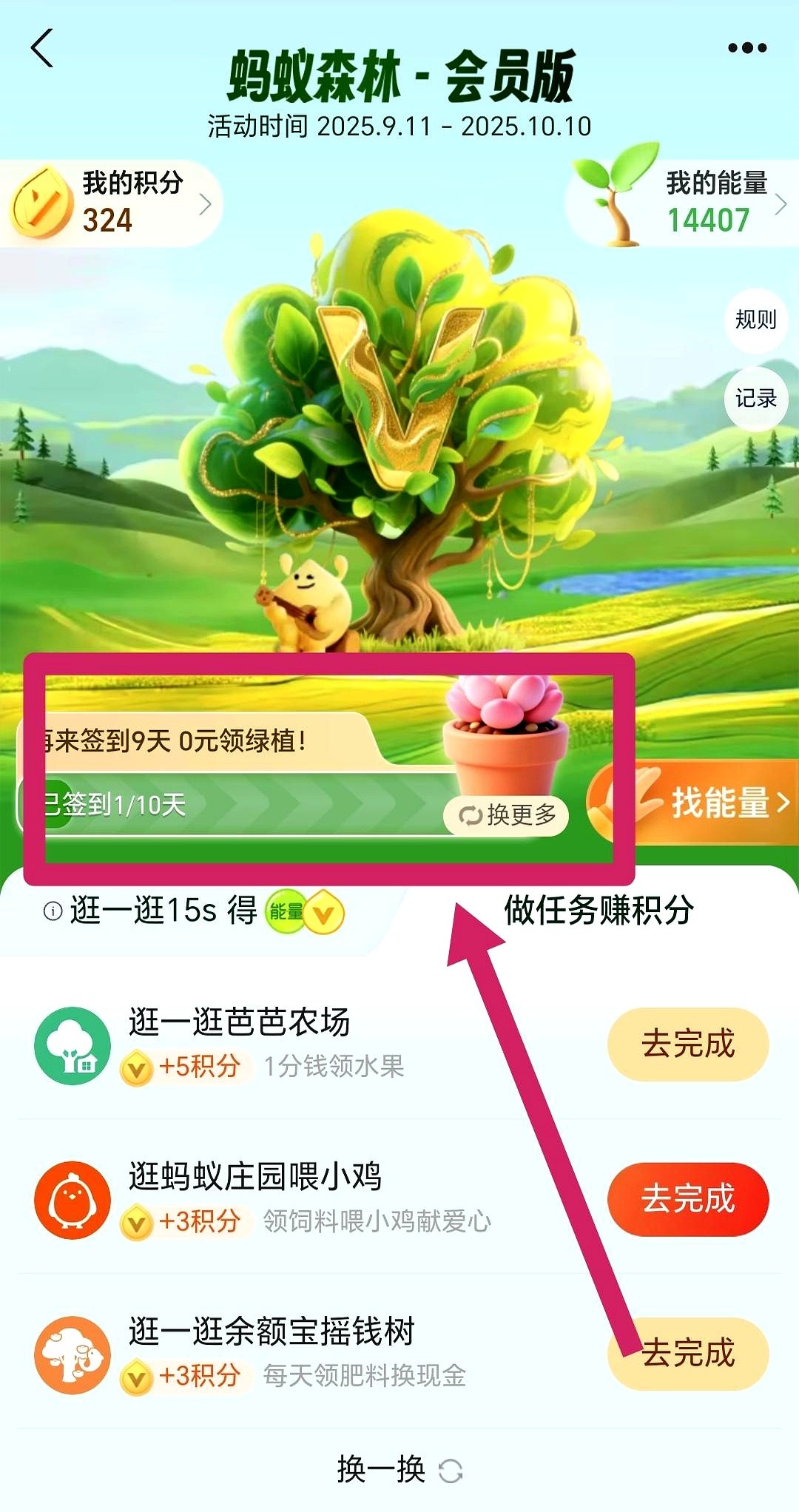 超评助手靠谱吗：支付宝淘宝推出连续签到活动，绿植与奖品激励用户坚持打卡！