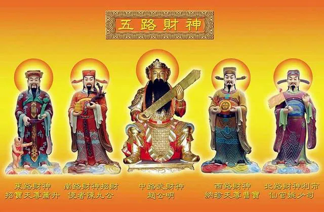 易评助手：揭秘民间五路财神的奇妙传说与各自独特故事