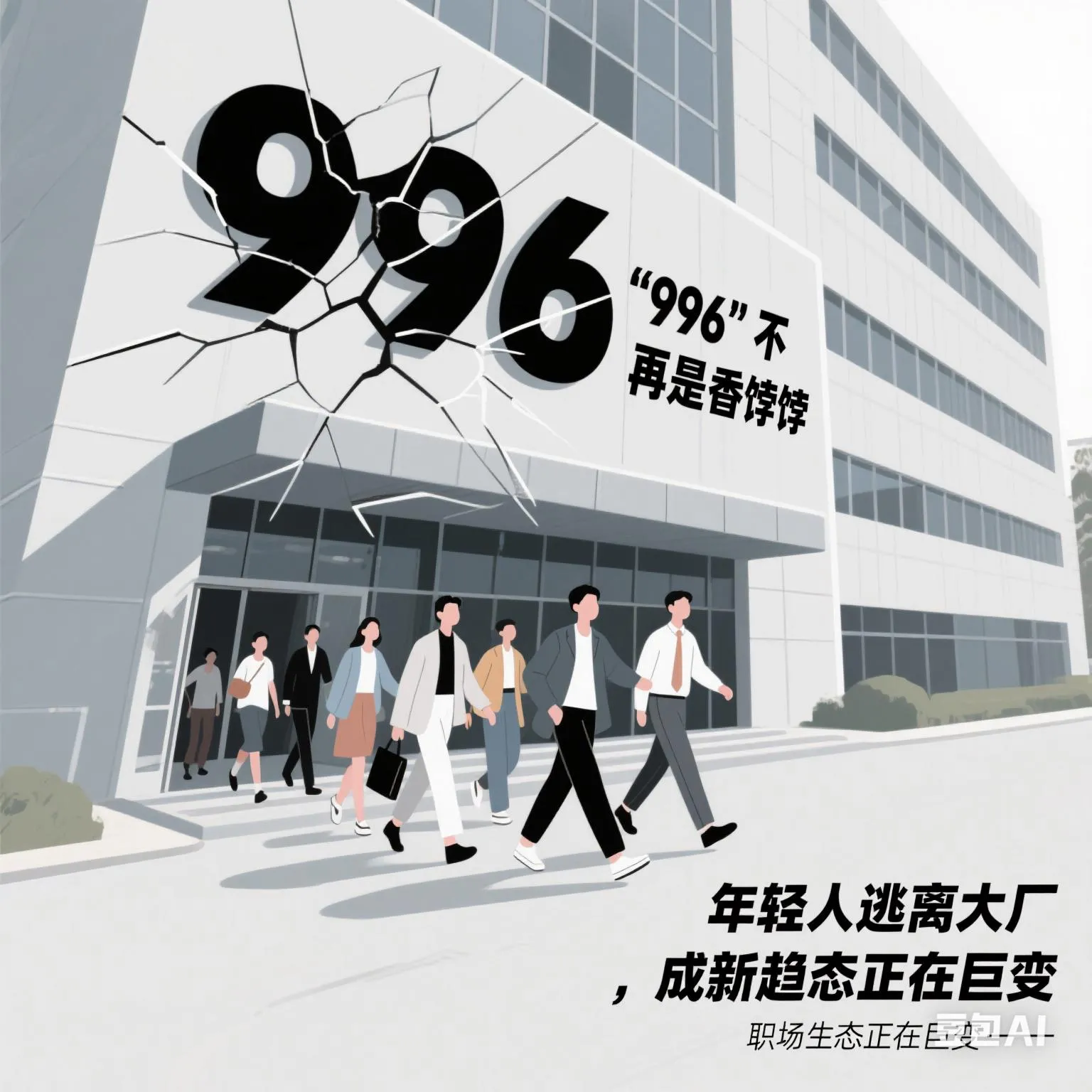 小评评助手：年轻人逃离大厂，职场价值观重塑与生态变革的新趋势