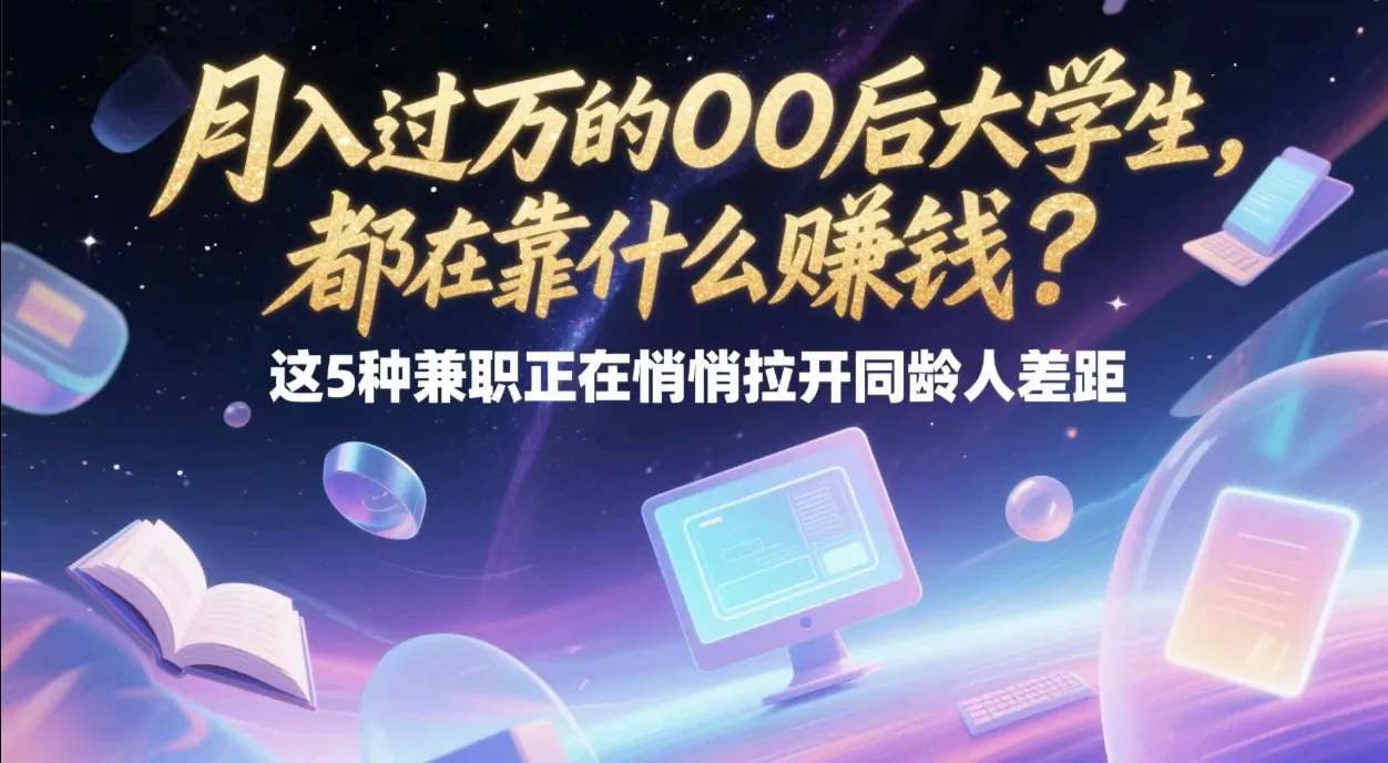快火助手软件：00后大学生如何通过新兴兼职月入过万？揭示成功与伪兼职的差距