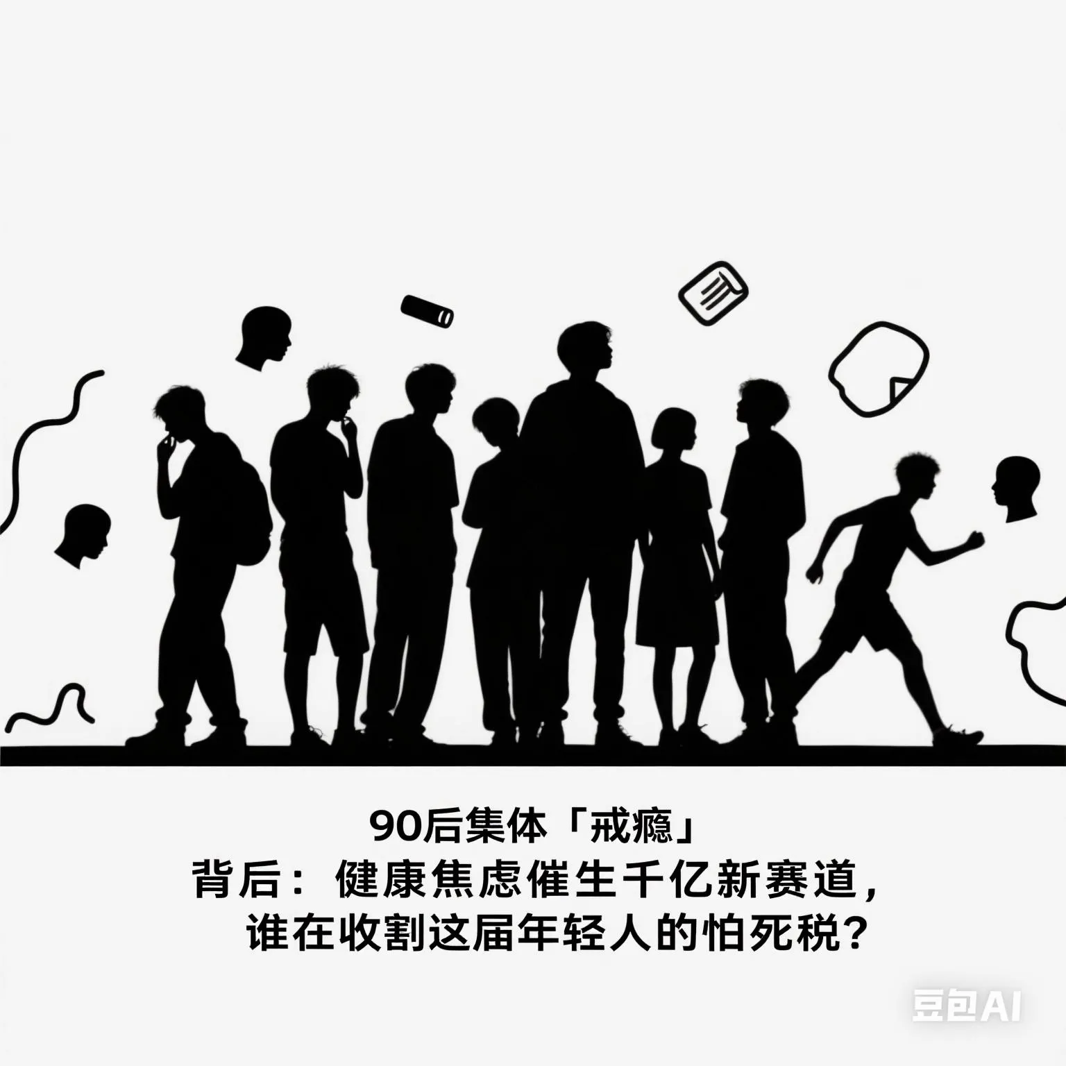 皮皮助手：90后健康觉醒，戒烟戒酒引发千亿产业变革与焦虑新趋势