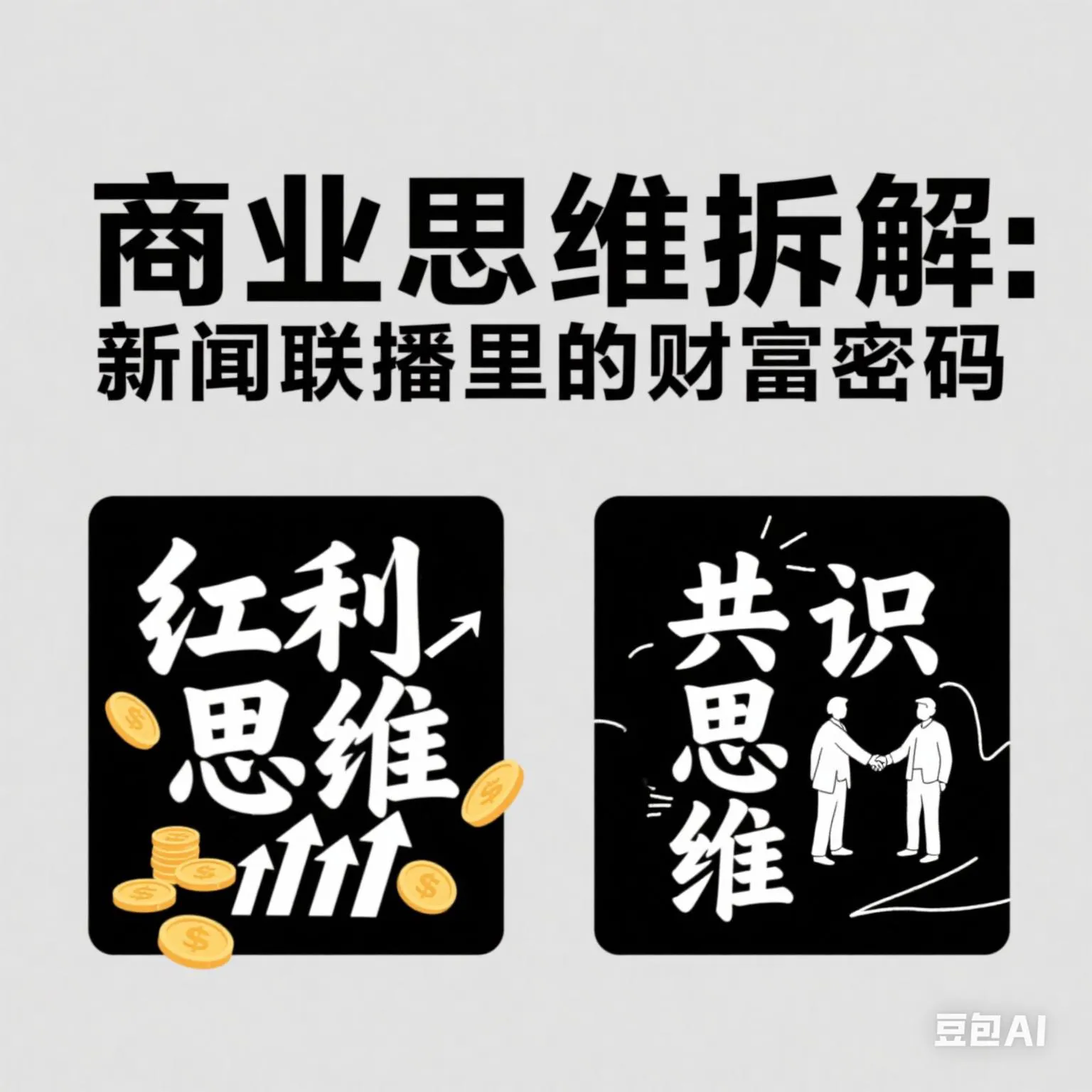 多多补单：商业思维揭秘，从新闻联播看红利与共识的财富机会