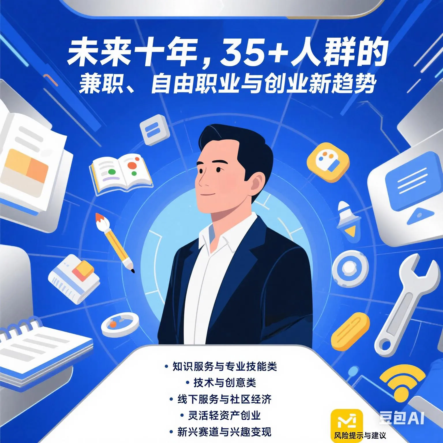 易评助手教程：35岁以上人群适合的兼职、自主创业及自由职业方向分析
