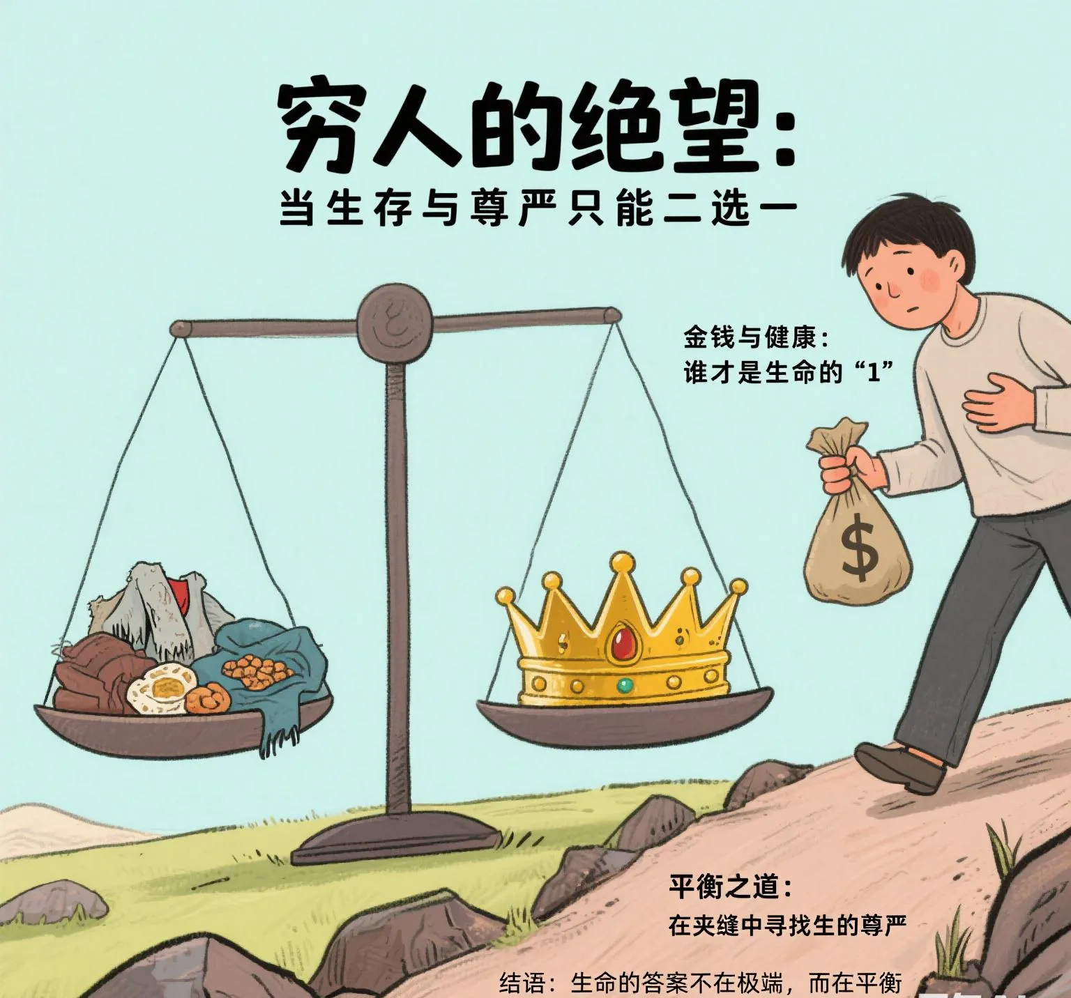TOP助手软件官网：生存与尊严的抉择，穷人在金钱与健康间的困境与反思