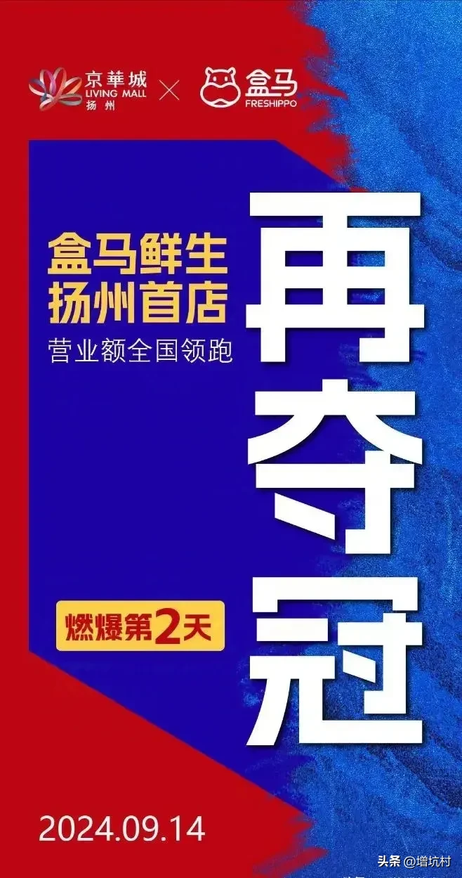 快火助手出评软件：扬州盒马鲜生开业三天销售额全国第一，引发消费热潮！