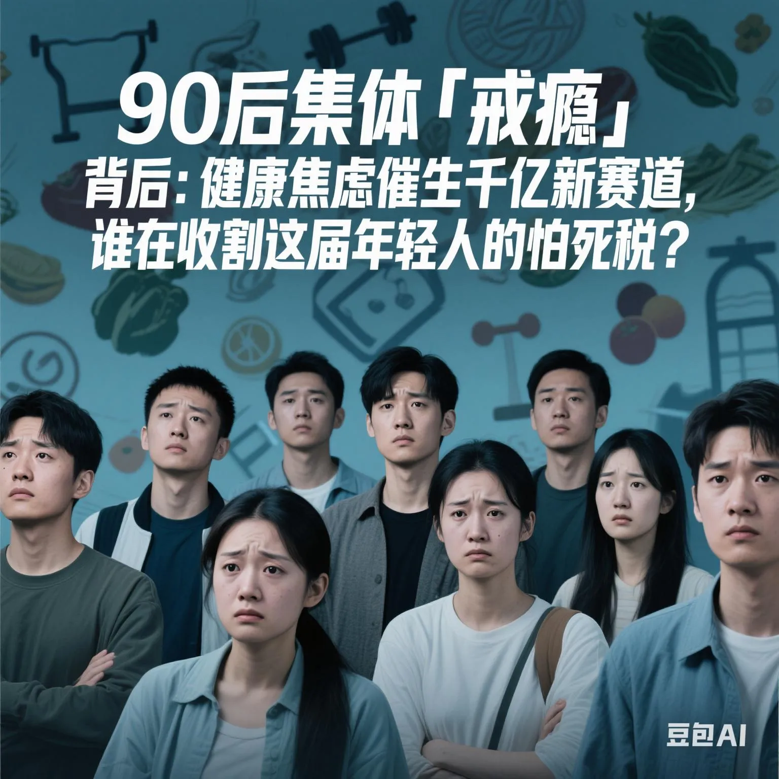 皮皮助手：90后健康觉醒，戒烟戒酒引发千亿产业变革与焦虑新趋势