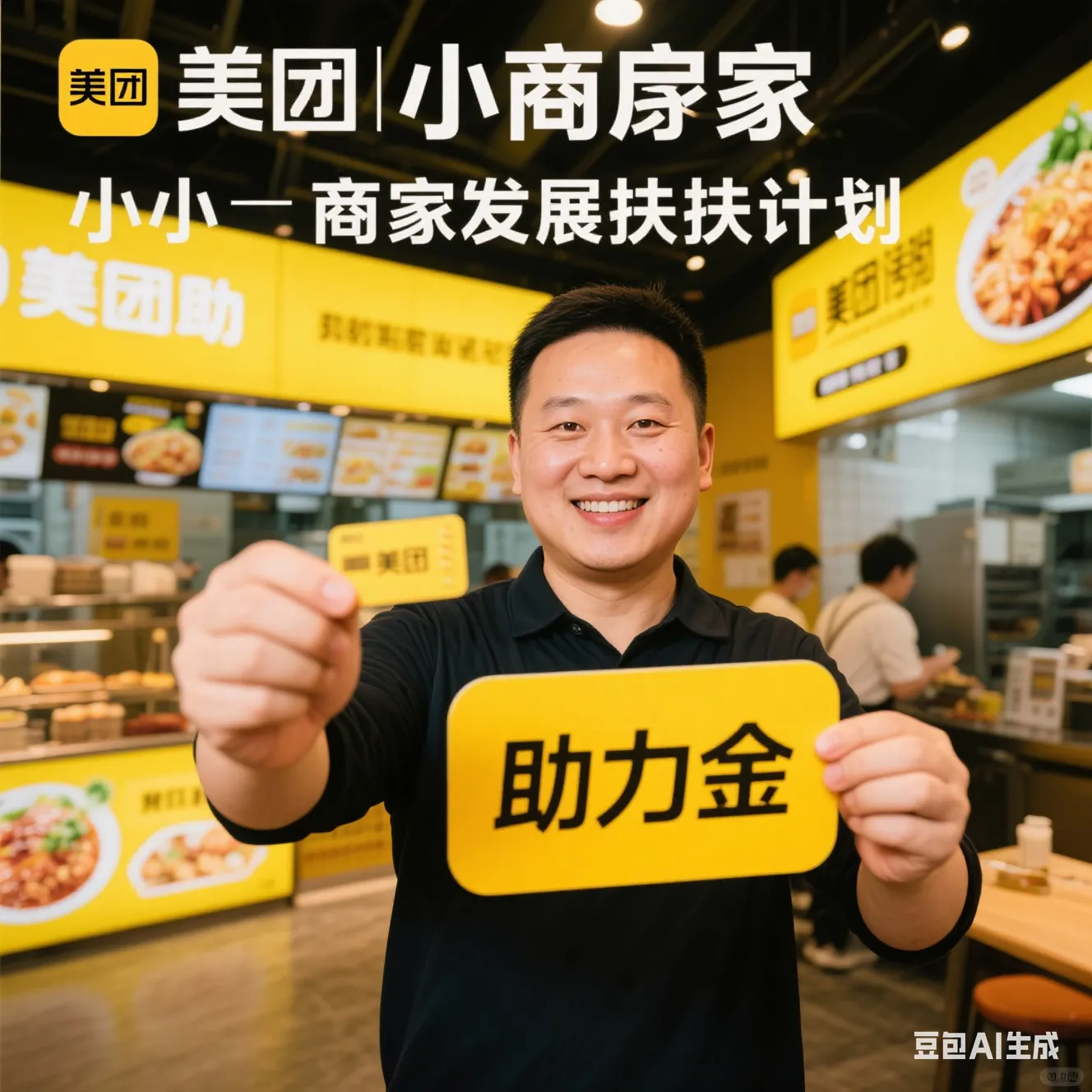 51助手拼多多：美团启动中小商户扶持计划，发放助力金支持餐饮行业发展