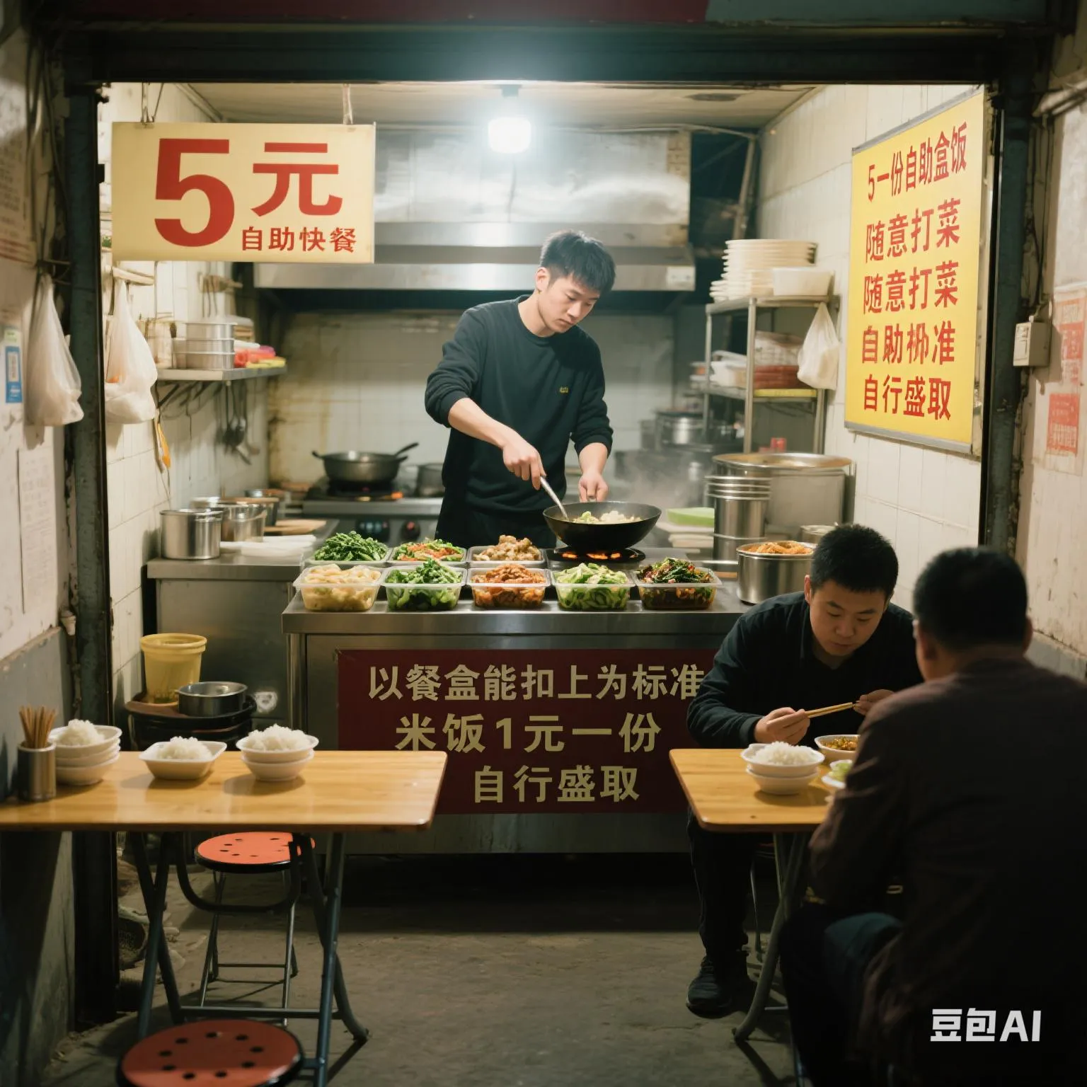 易单助手怎么用：济南5元自助快餐店因“菜量少”差评走红，粉丝纷至沓来！