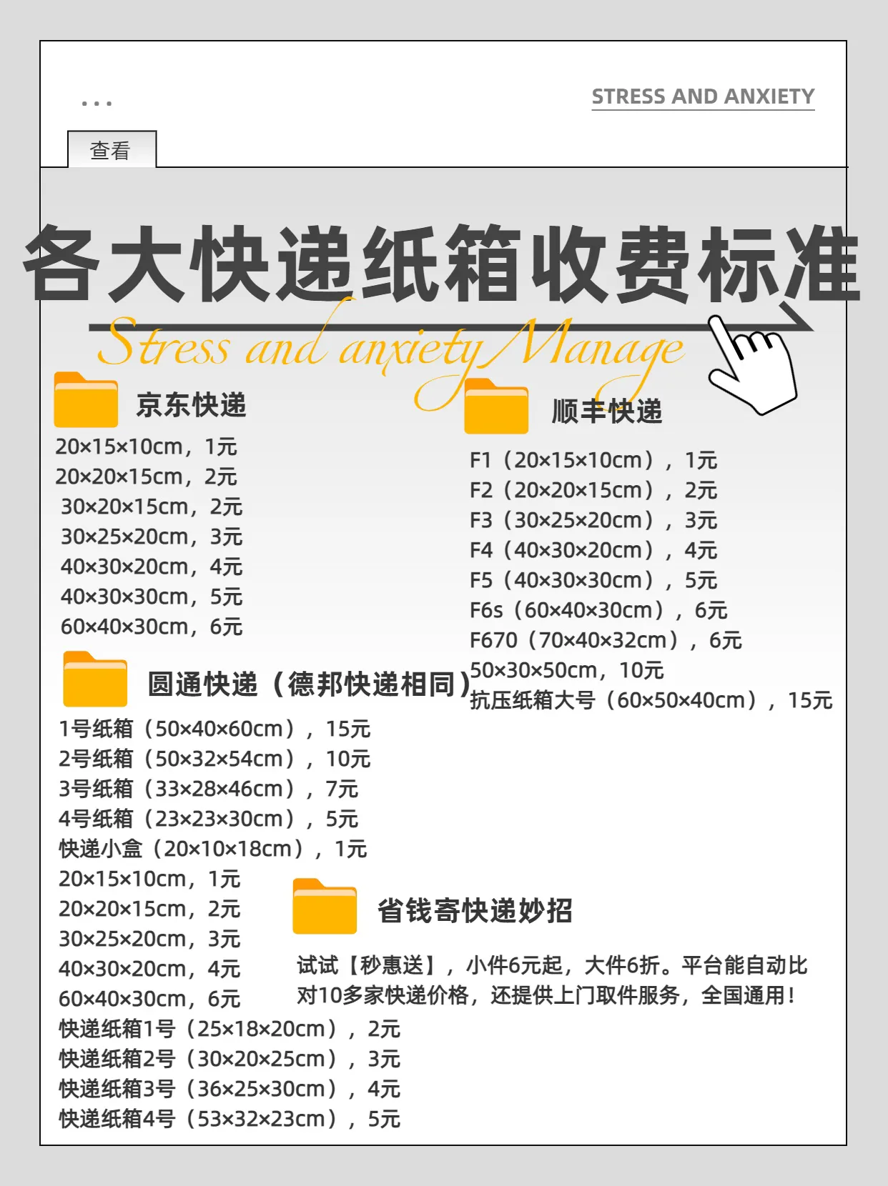 茄子助手：快递纸箱收费标准大盘点，省钱寄快递妙招尽在其中！