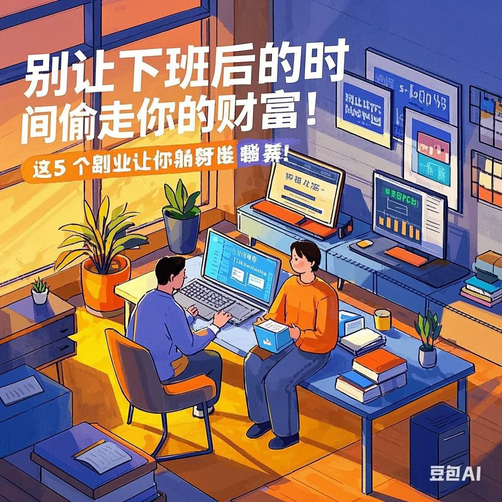 黎明助手：别让下班后时光流失！5个副业教你轻松赚取额外收入💰