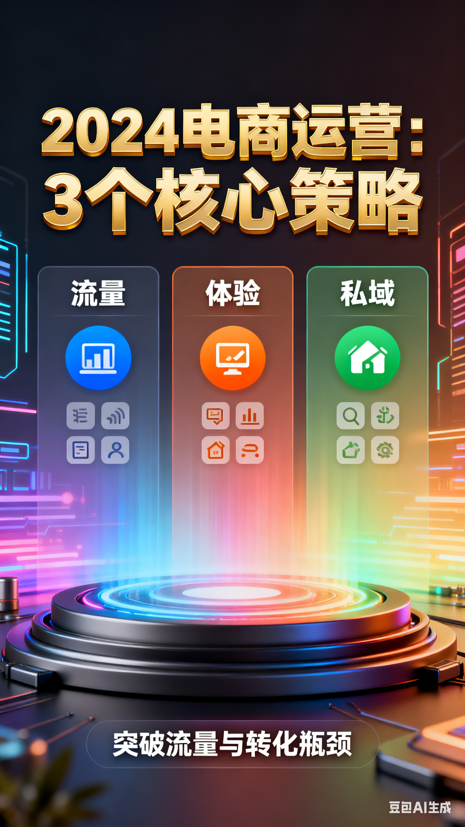 要火助手入口：2024电商运营策略，精准定位、场景化运营与私域复购提升转化率