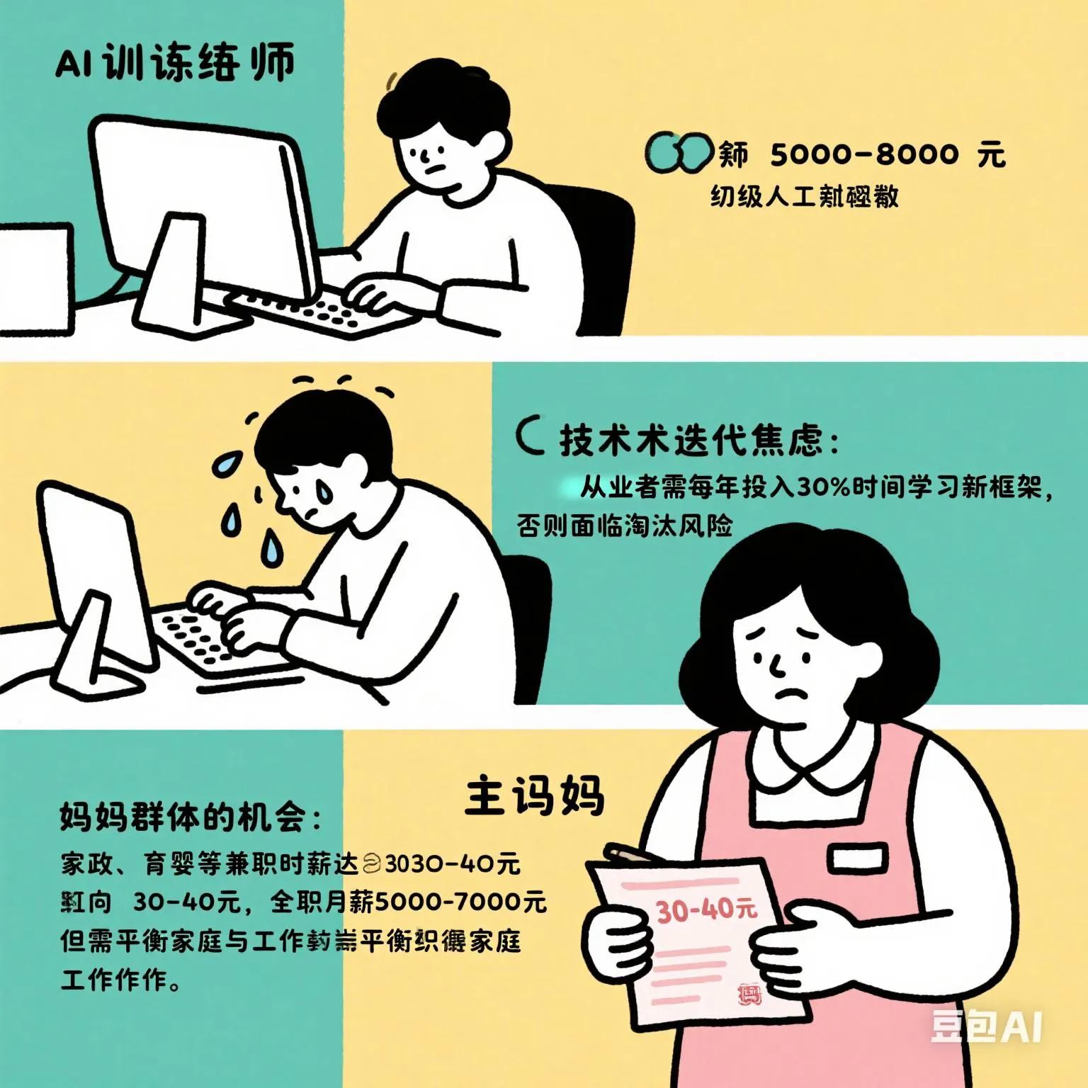 小评评助手下载官网：广州求职现状，高薪AI工程师与日结工作真相揭示职业冰火两重天