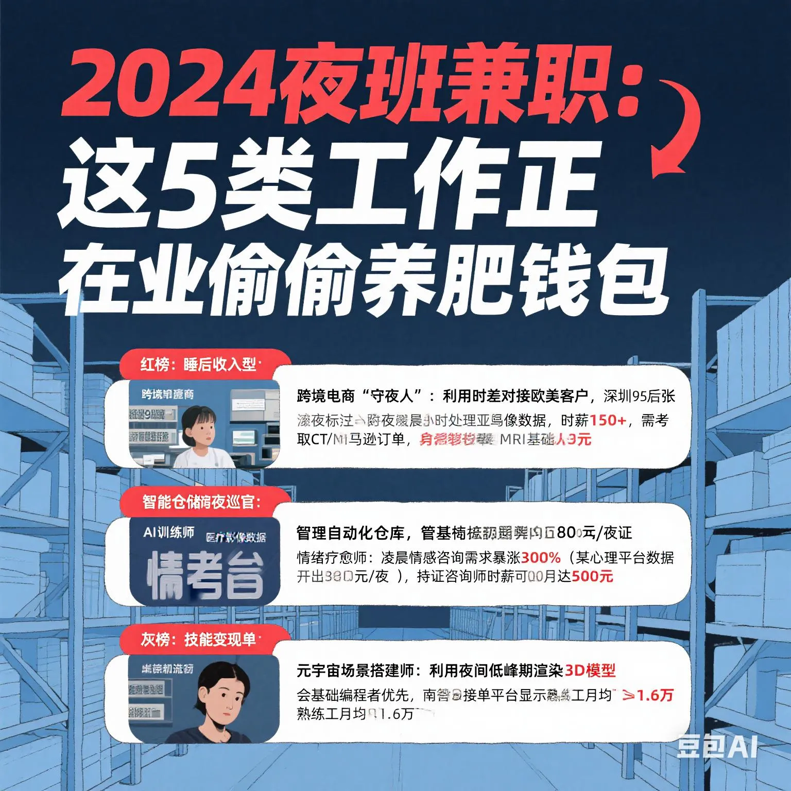 多多精灵：夜班兼职揭秘，在月光下奋斗的人生与潜藏的风险