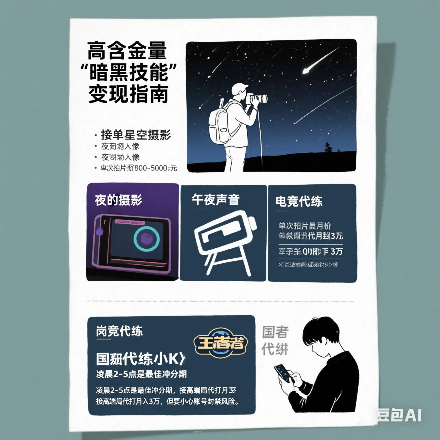 易评助手使用方法：月入过万！揭秘6类夜班兼职岗位与暗夜经济新机会
