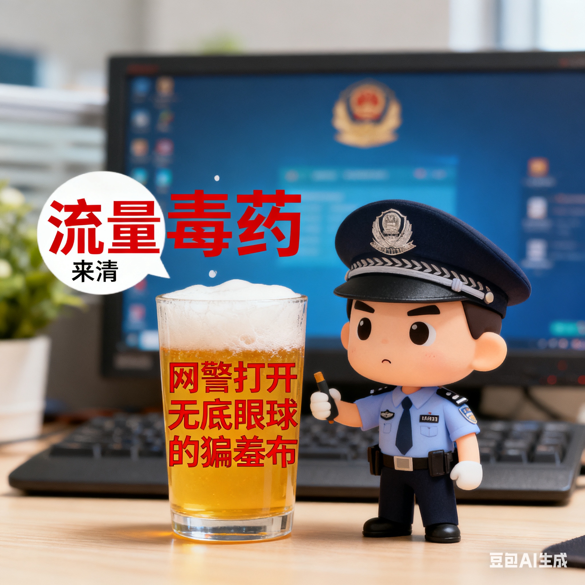 超单助手教程：清朗网络生态，网警打击流量毒药与虚假信息乱象