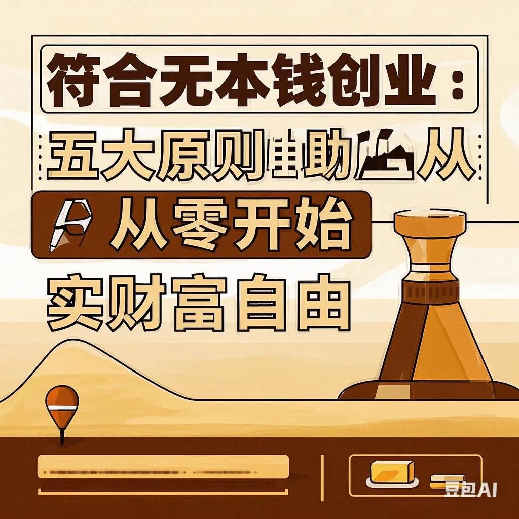 易单助手官网：无本钱创业指南，五大原则助你实现财富自由从零开始