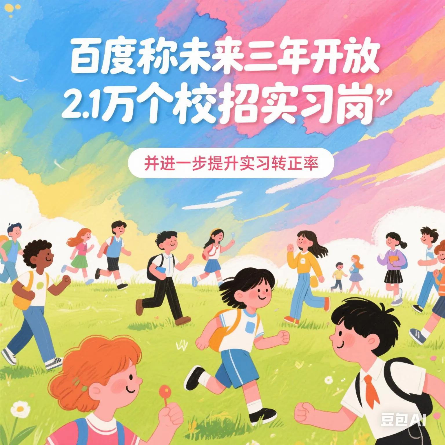 易商助手：百度启动未来菁英计划，开放2.1万实习岗助应届生抓住AI时代机遇