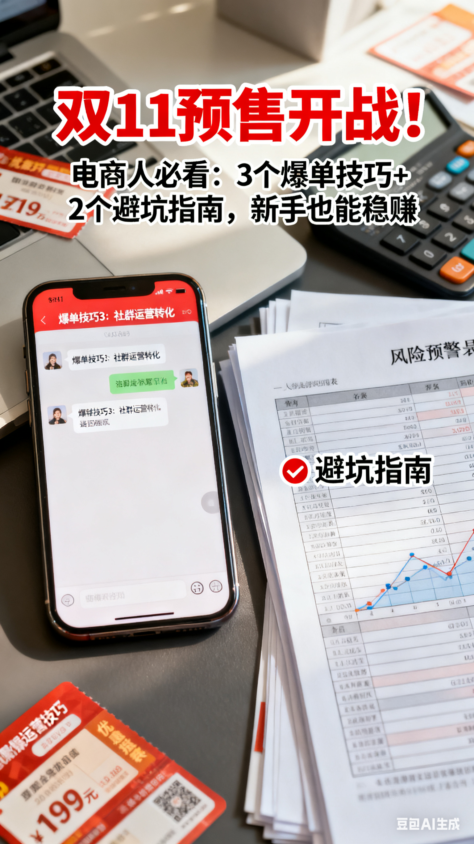 大牛助手：双11电商预售必看，3大爆单技巧与2个避坑指南，助你轻松赚收益