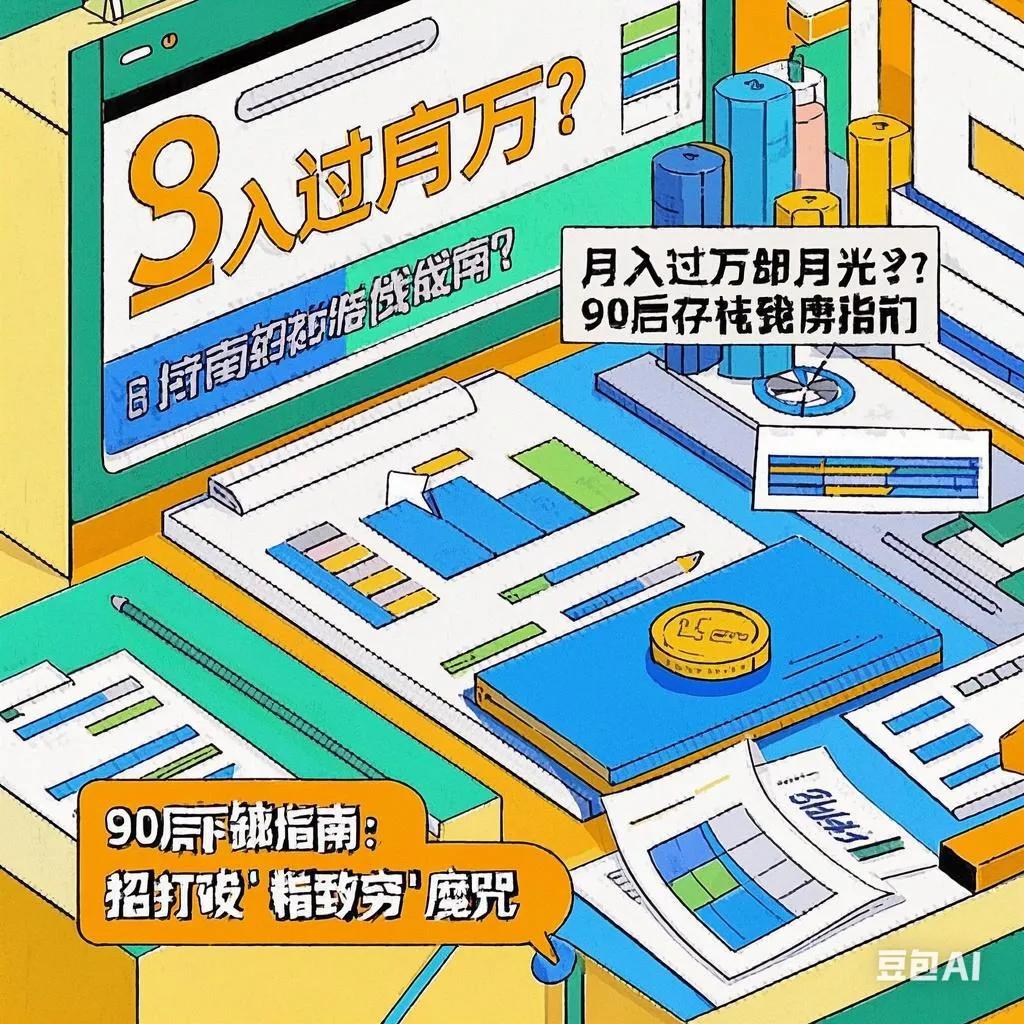 拼多多动销出评：打破90后＂精致穷＂困境，3招教你月入过万如何存钱
