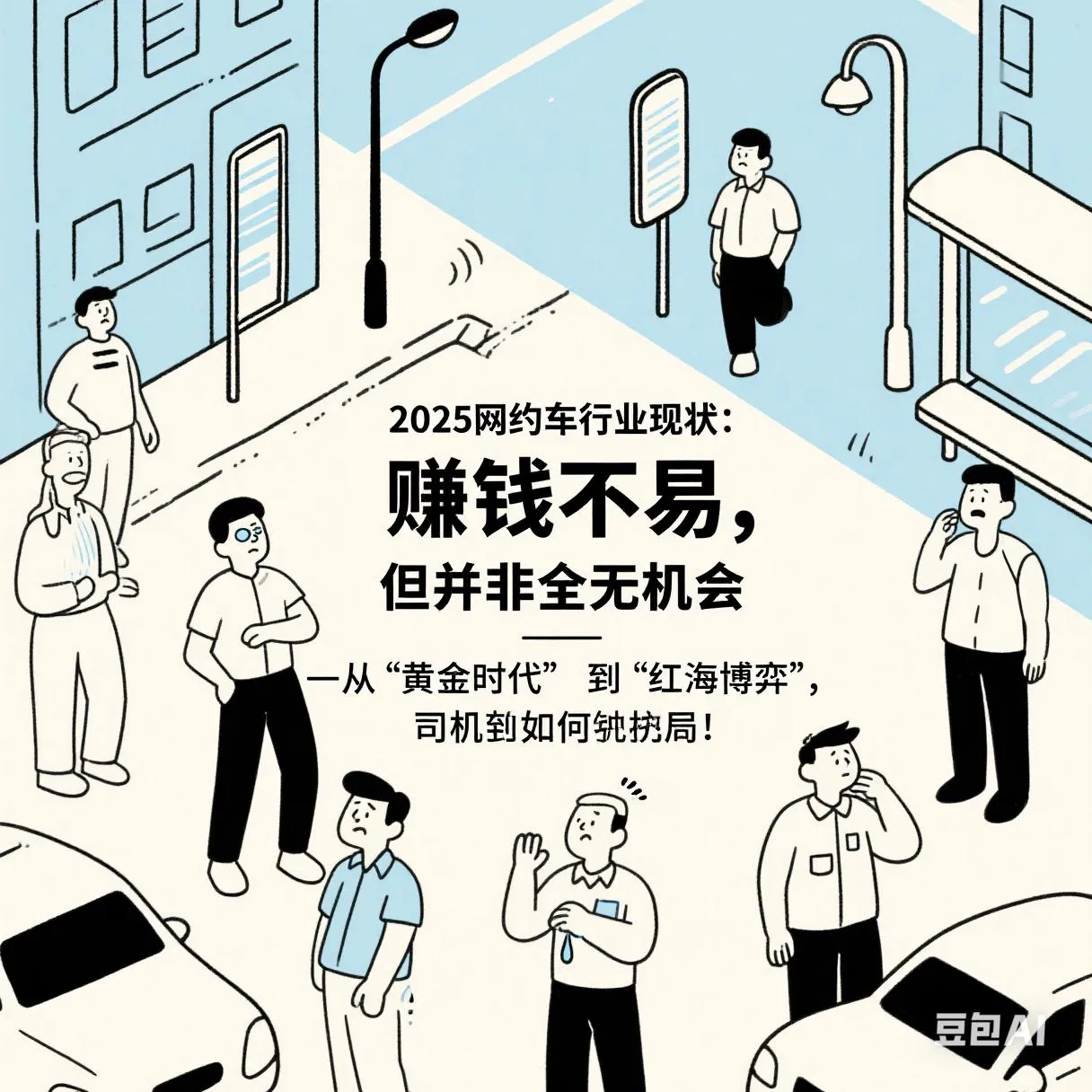 小Q助手卡密：2025年网约车行业生存现状与突围路径分析，高成本低回报的挑战