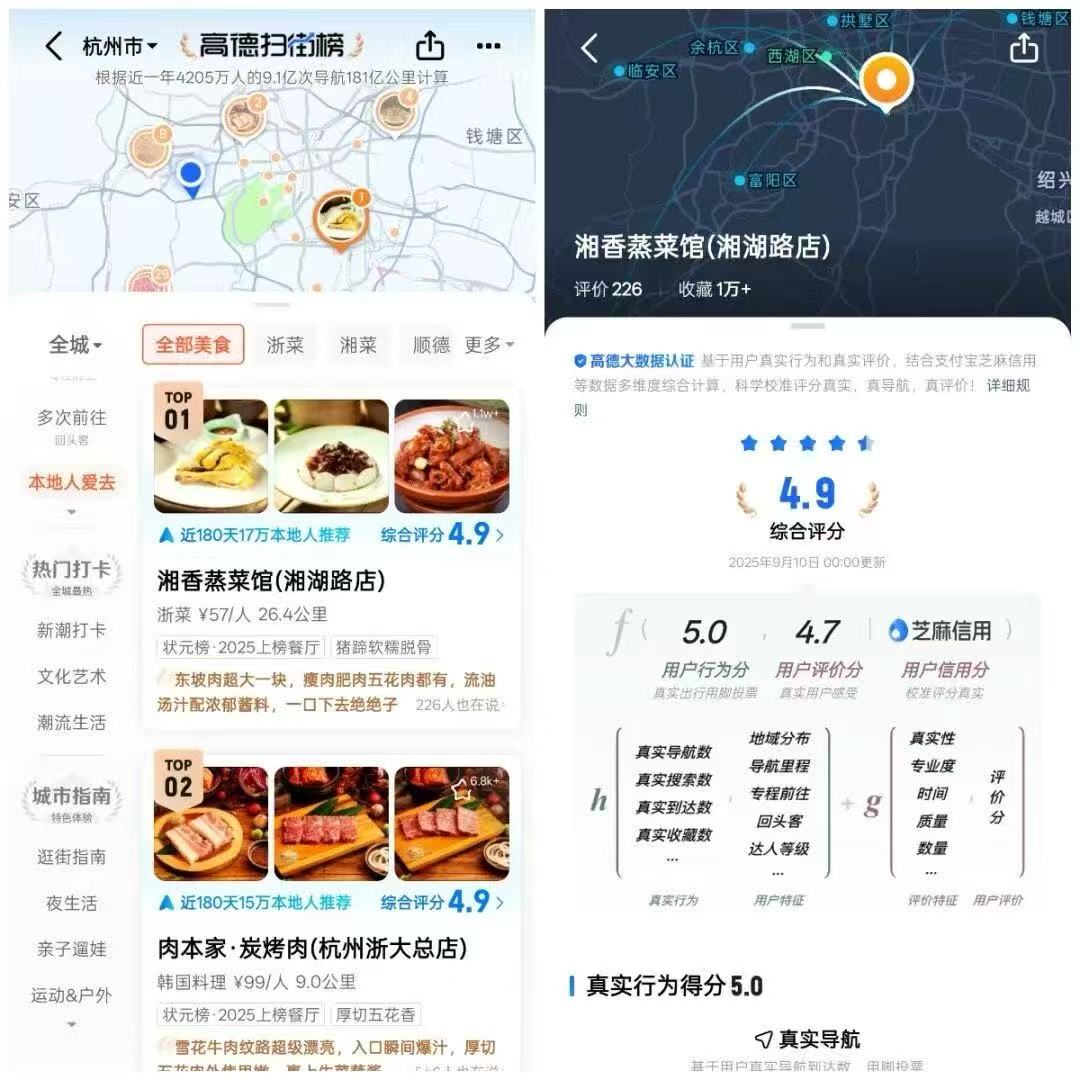 小评评助手拼多多：高德扫街榜发布，阿里全面布局大消费平台新零售战略